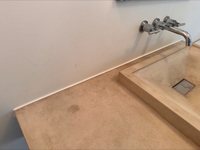 Countertop after repair